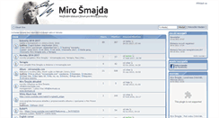 Desktop Screenshot of forum.miro-fans.cz