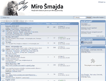 Tablet Screenshot of forum.miro-fans.cz